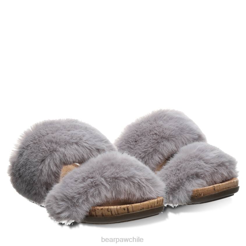 sandalias BEARPAW analia niebla gris mujer PD28397