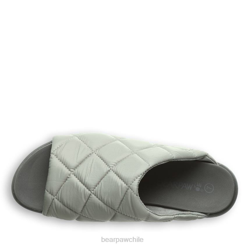 sandalias BEARPAW audrey gris claro mujer PD28476