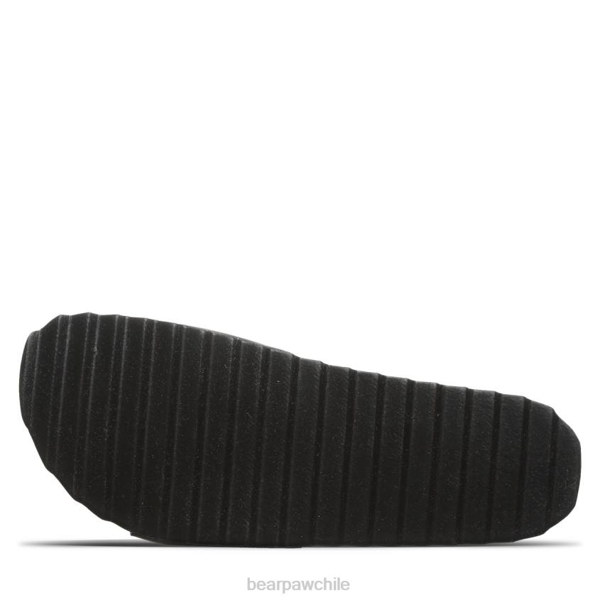 sandalias BEARPAW ava negro mujer PD28395