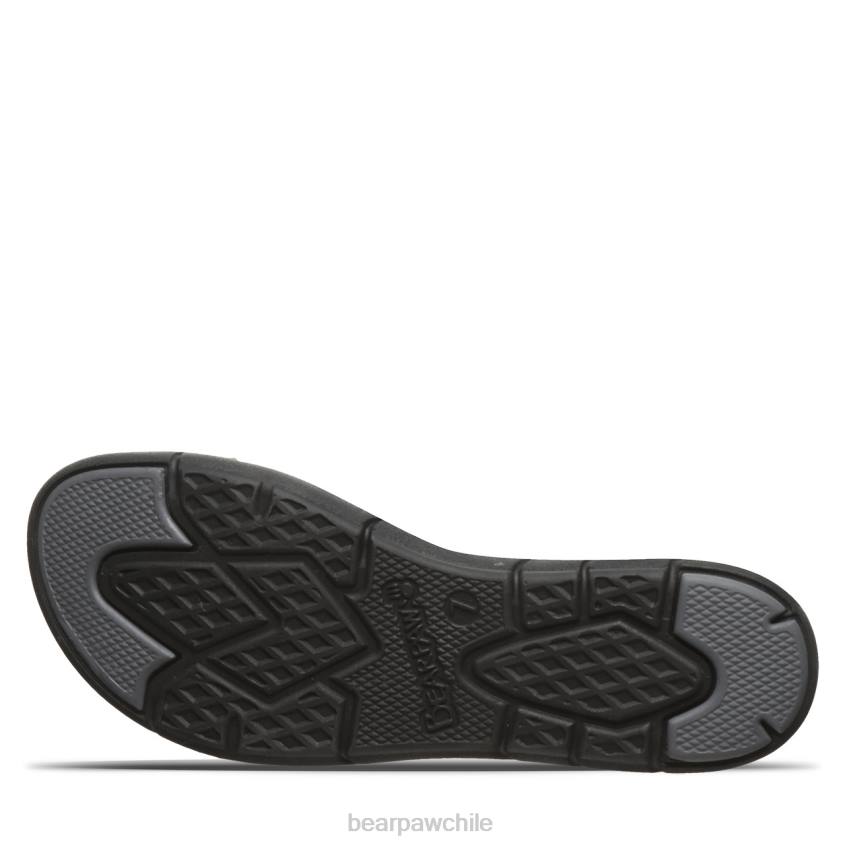 sandalias BEARPAW beca negro mujer PD28473