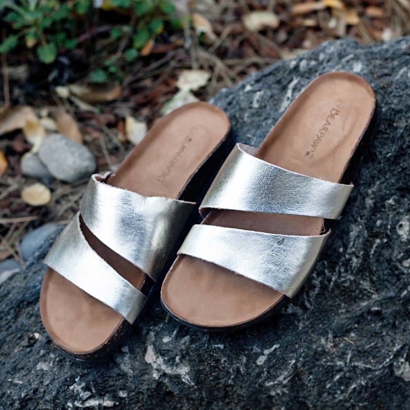 sandalias BEARPAW desaparecido en combate champán mujer PD28455