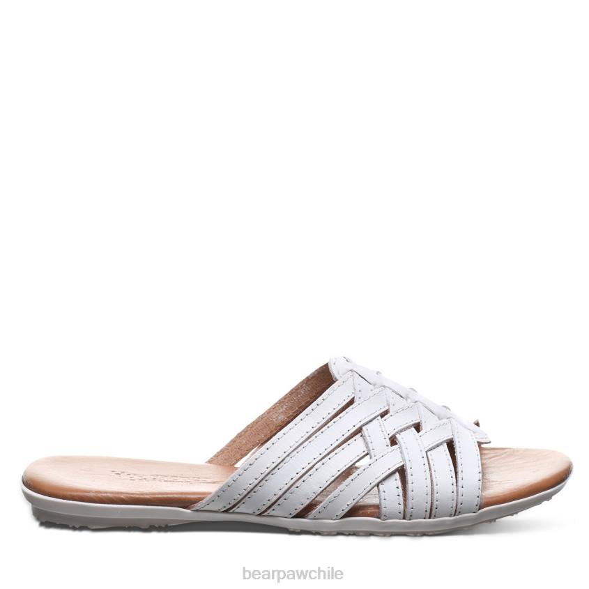 sandalias BEARPAW elisa blanco mujer PD28385