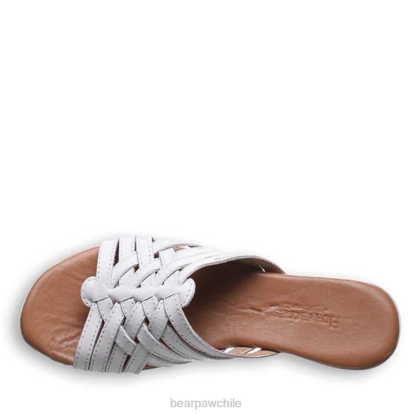 sandalias BEARPAW elisa blanco mujer PD28385