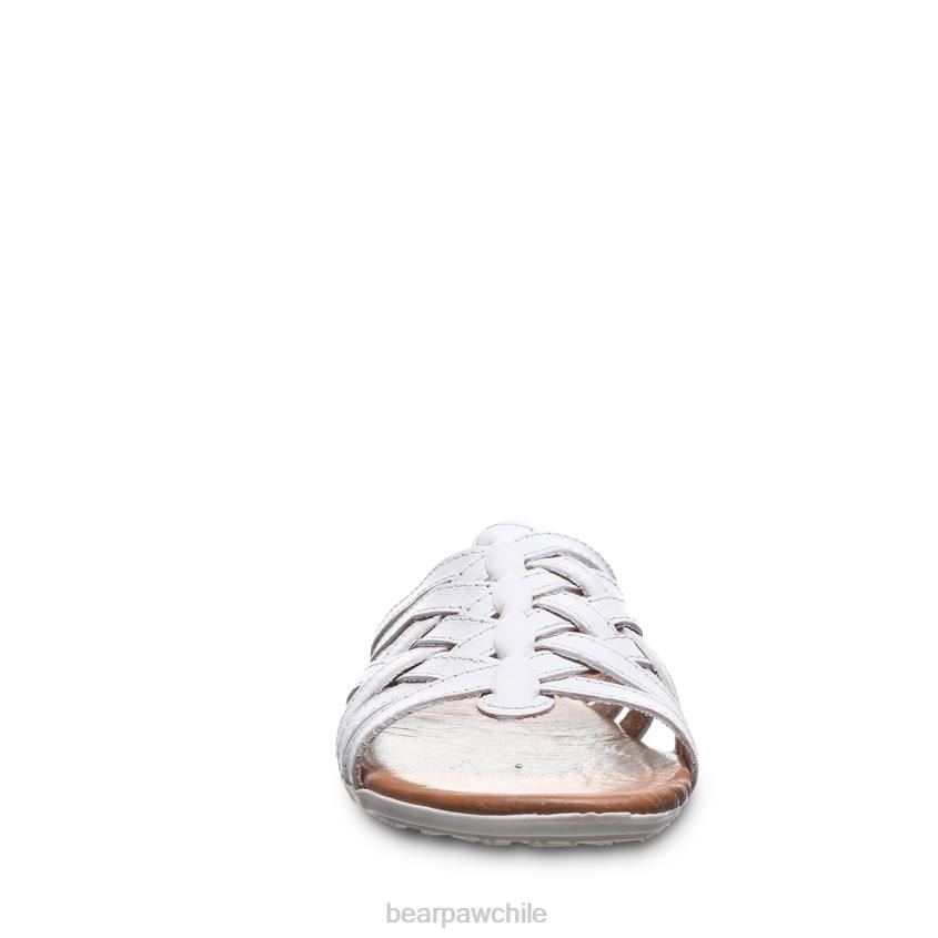 sandalias BEARPAW elisa blanco mujer PD28385