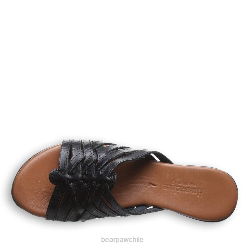 sandalias BEARPAW elisa negro mujer PD28384