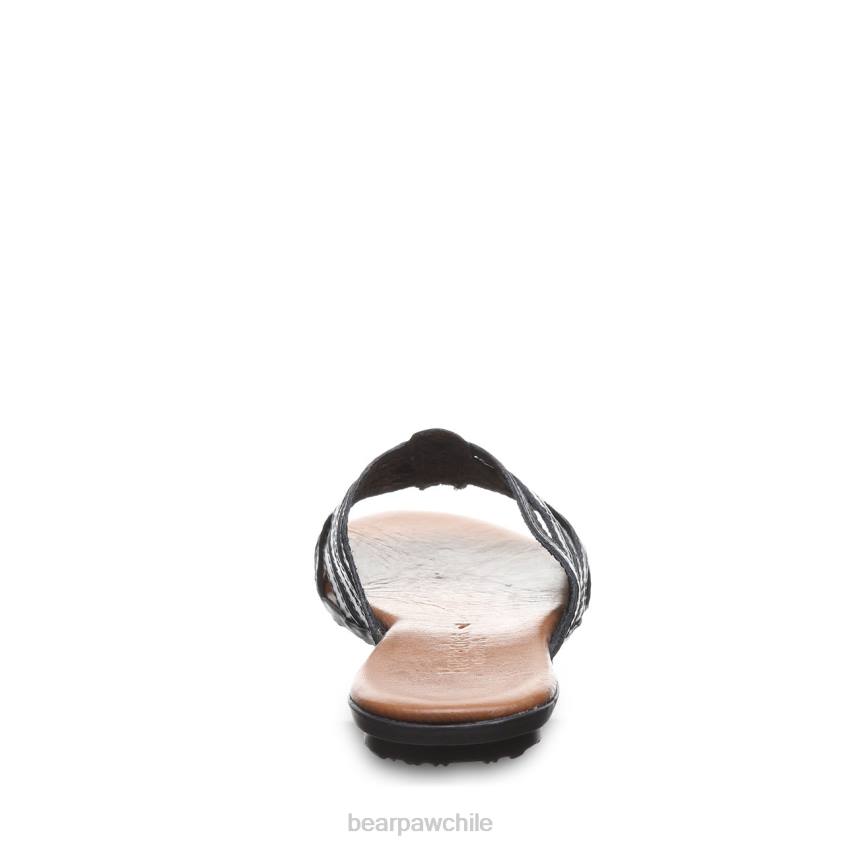 sandalias BEARPAW elisa negro mujer PD28384