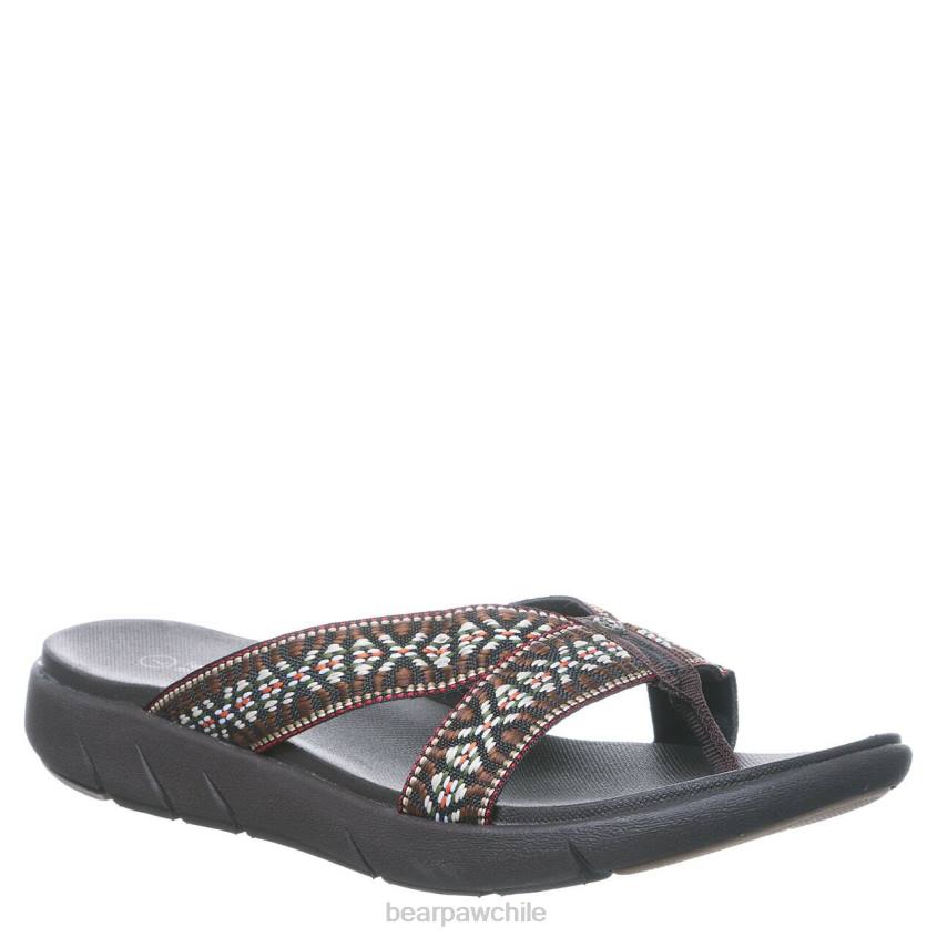sandalias BEARPAW enebro chocolate mujer PD28496