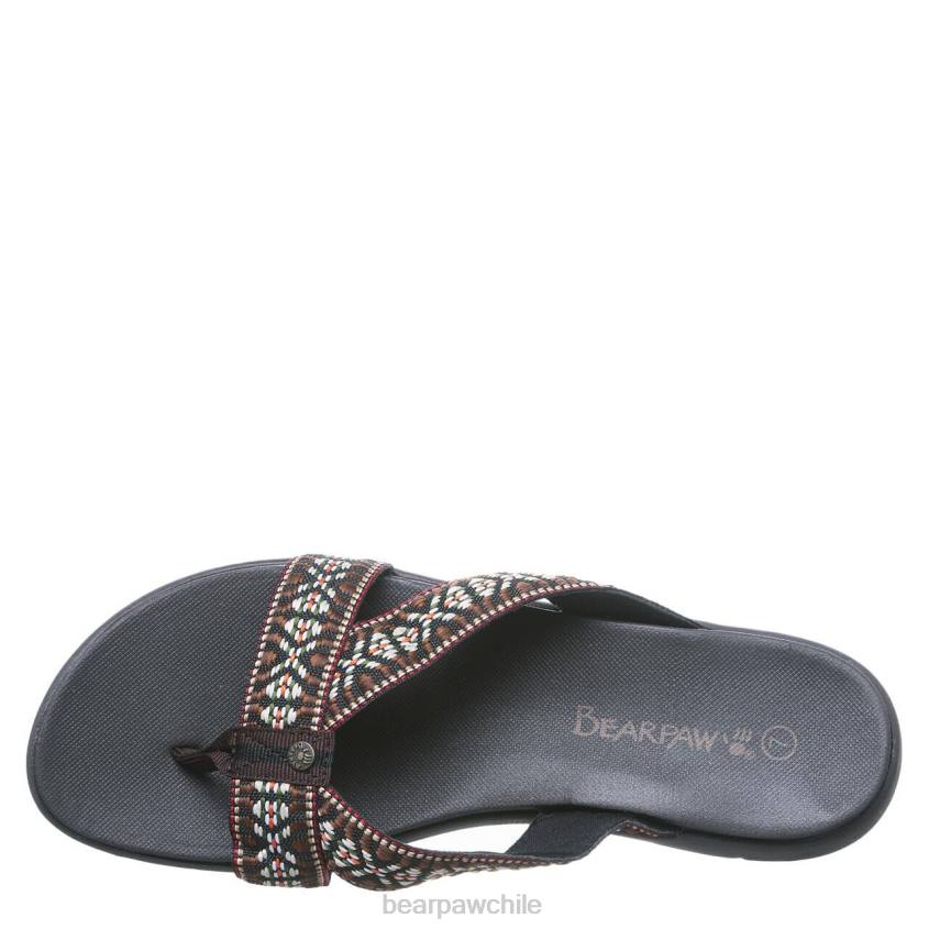 sandalias BEARPAW enebro chocolate mujer PD28496