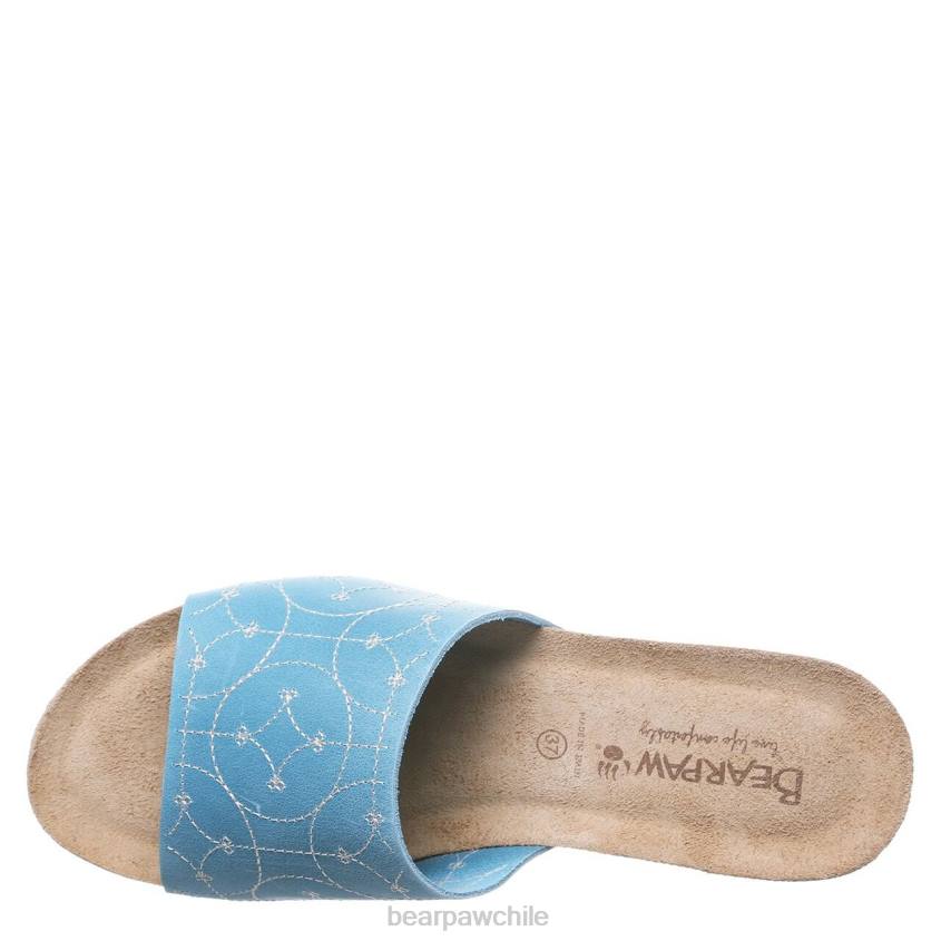 sandalias BEARPAW evian azul mujer PD28495
