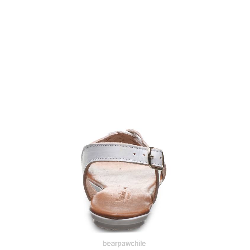 sandalias BEARPAW ágata blanco mujer PD28380