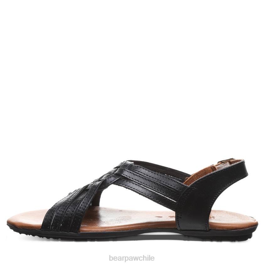 sandalias BEARPAW ágata negro mujer PD28379