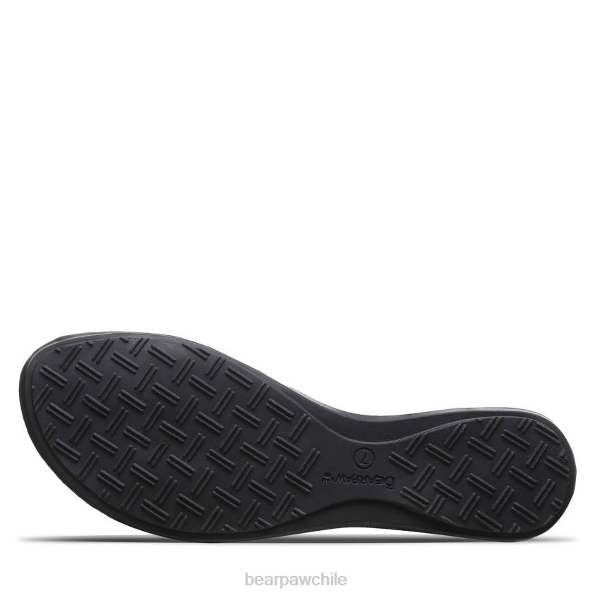 sandalias BEARPAW ágata negro mujer PD28379