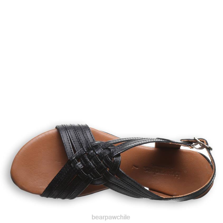 sandalias BEARPAW ágata negro mujer PD28379