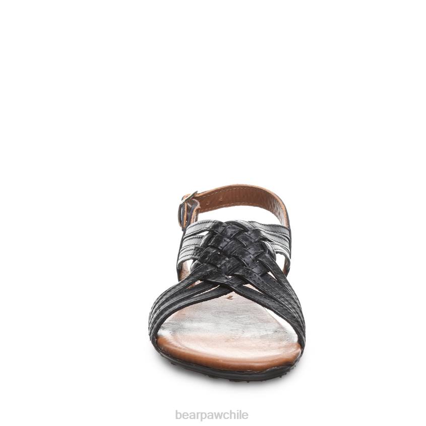 sandalias BEARPAW ágata negro mujer PD28379