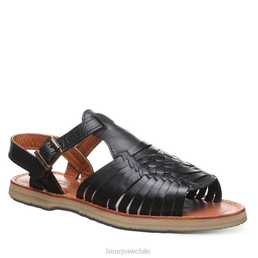 sandalias BEARPAW gloria negro mujer PD28362
