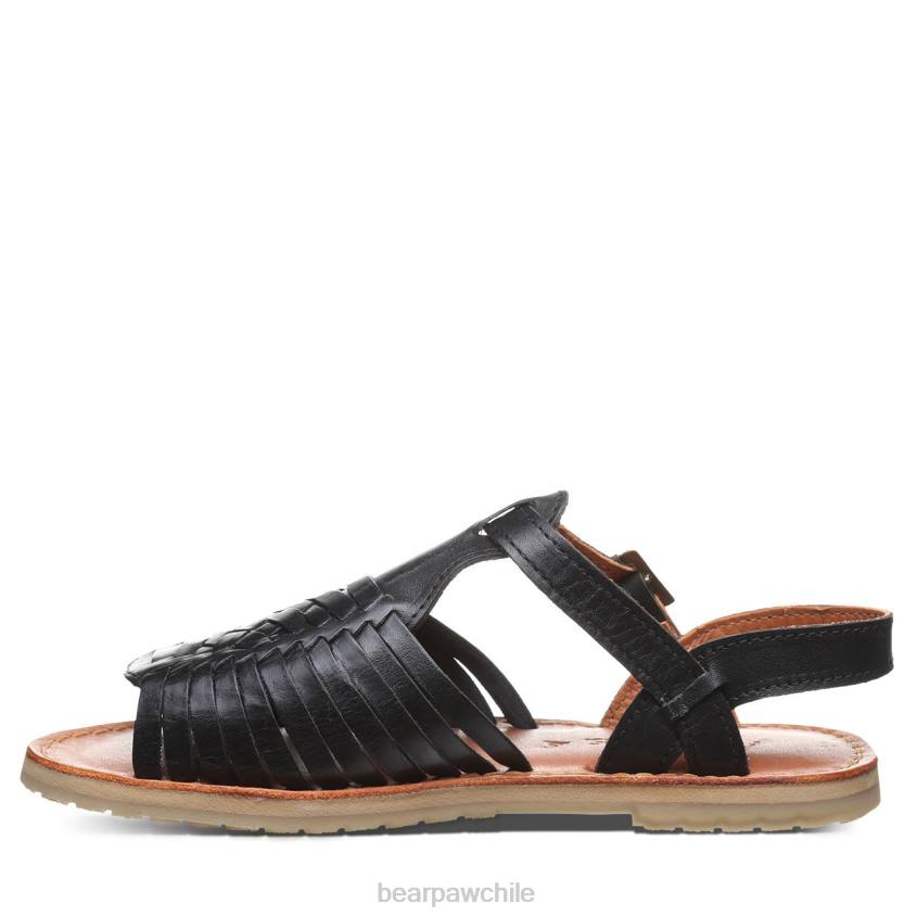 sandalias BEARPAW gloria negro mujer PD28362