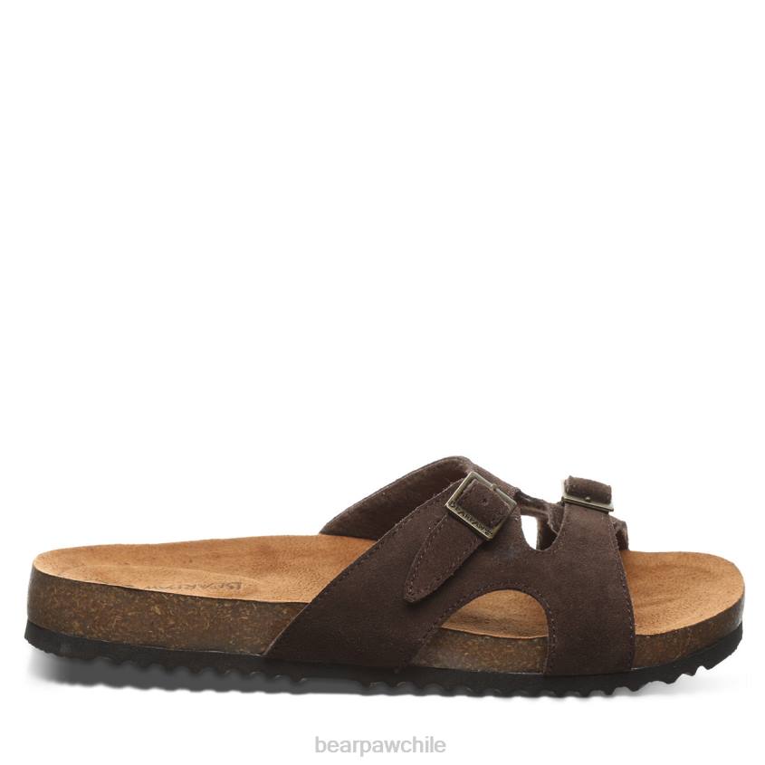 sandalias BEARPAW jaycee chocolate mujer PD28470