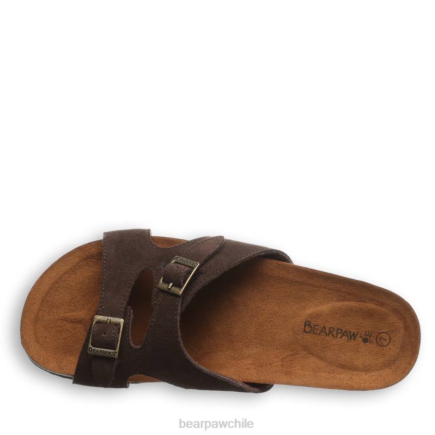 sandalias BEARPAW jaycee chocolate mujer PD28470