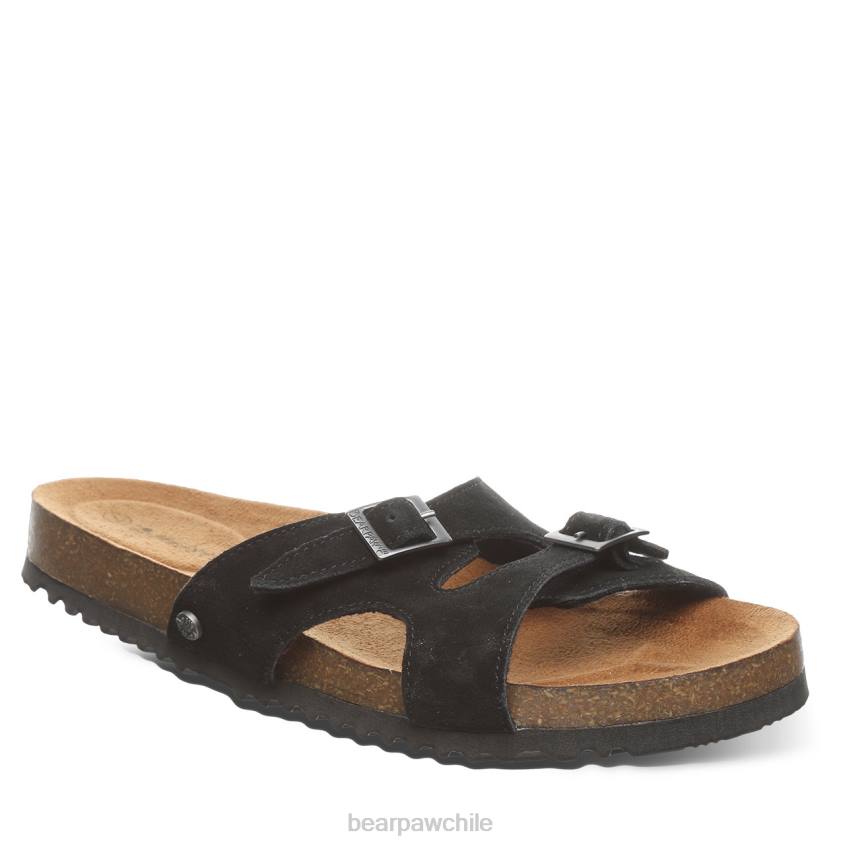 sandalias BEARPAW jaycee negro mujer PD28471