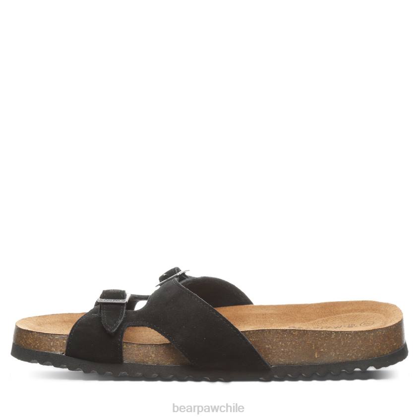 sandalias BEARPAW jaycee negro mujer PD28471