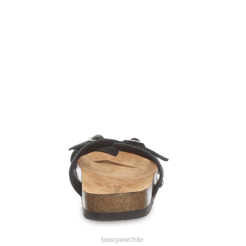 sandalias BEARPAW jaycee negro mujer PD28471