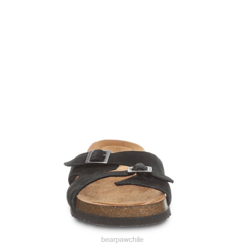 sandalias BEARPAW jaycee negro mujer PD28471
