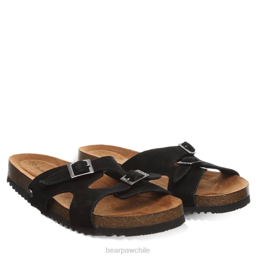 sandalias BEARPAW jaycee negro mujer PD28471