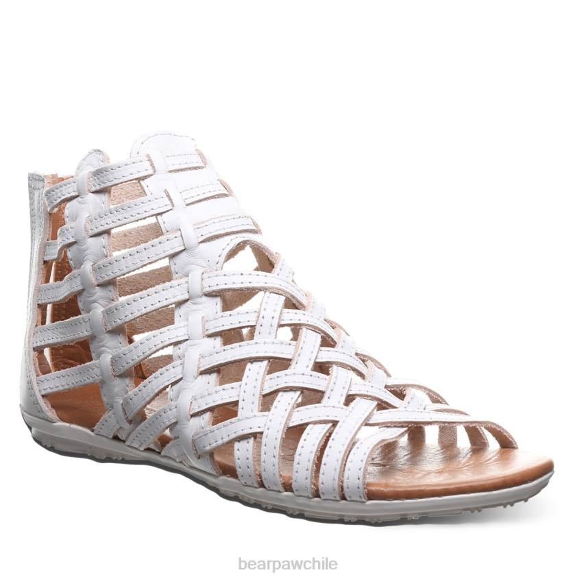 sandalias BEARPAW juanita blanco mujer PD28391