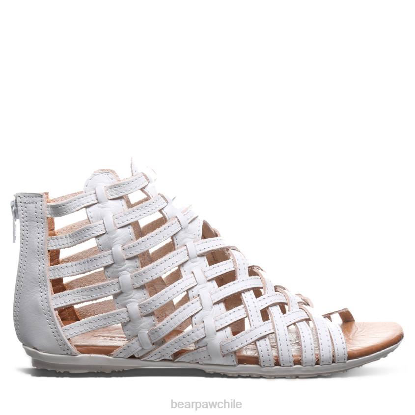 sandalias BEARPAW juanita blanco mujer PD28391