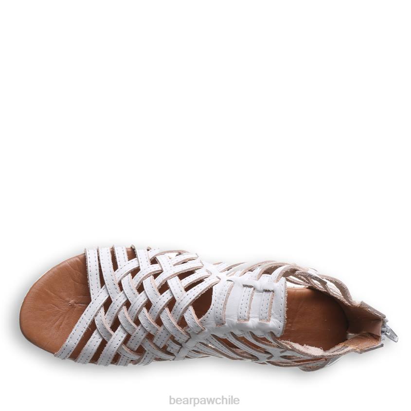 sandalias BEARPAW juanita blanco mujer PD28391