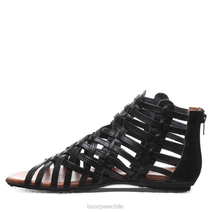 sandalias BEARPAW juanita negro mujer PD28390