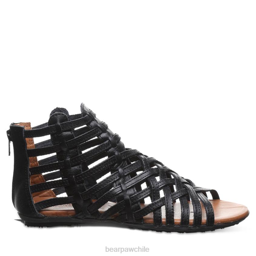 sandalias BEARPAW juanita negro mujer PD28390