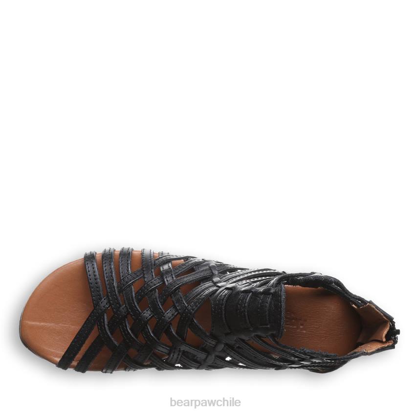 sandalias BEARPAW juanita negro mujer PD28390