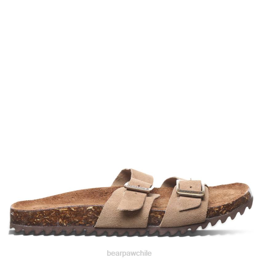 sandalias BEARPAW julieta ii arena mujer PD28355