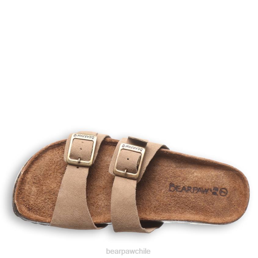 sandalias BEARPAW julieta ii arena mujer PD28355