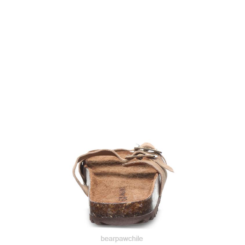 sandalias BEARPAW julieta ii arena mujer PD28355