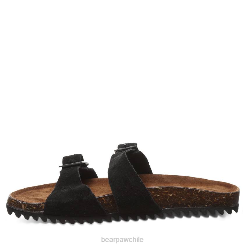 sandalias BEARPAW julieta ii negro mujer PD28356