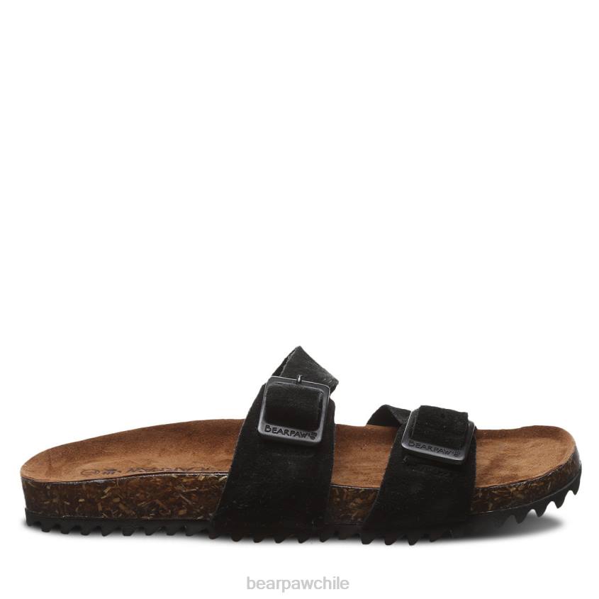 sandalias BEARPAW julieta ii negro mujer PD28356