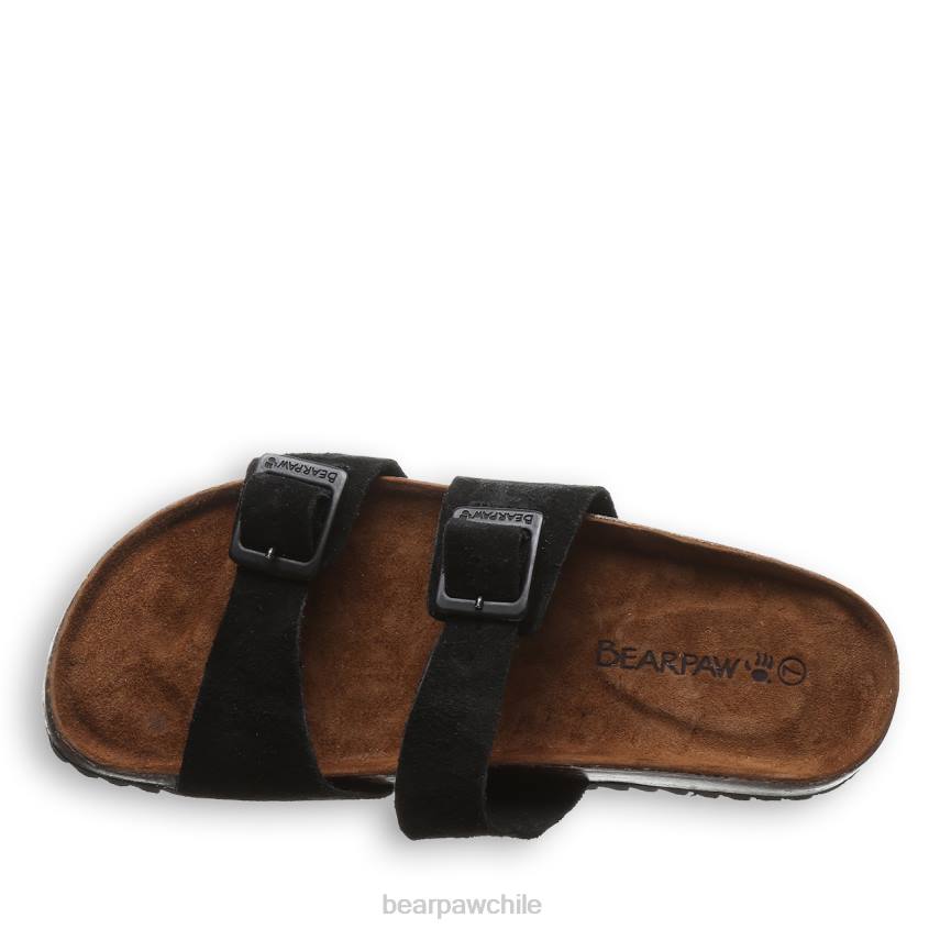 sandalias BEARPAW julieta ii negro mujer PD28356