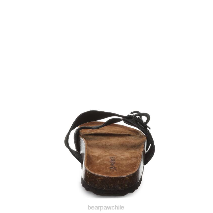 sandalias BEARPAW julieta ii negro mujer PD28356