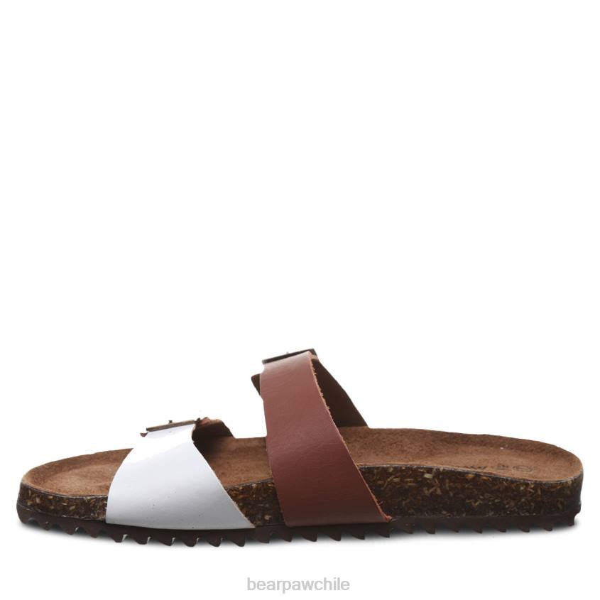 sandalias BEARPAW julieta ii sillín/blanco mujer PD28371