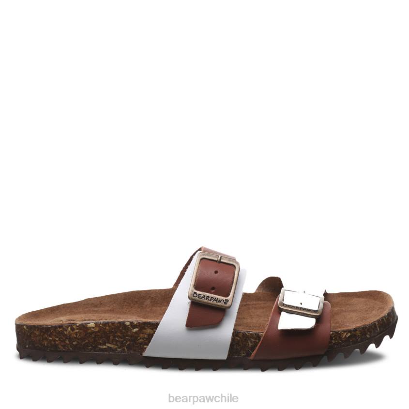 sandalias BEARPAW julieta ii sillín/blanco mujer PD28371