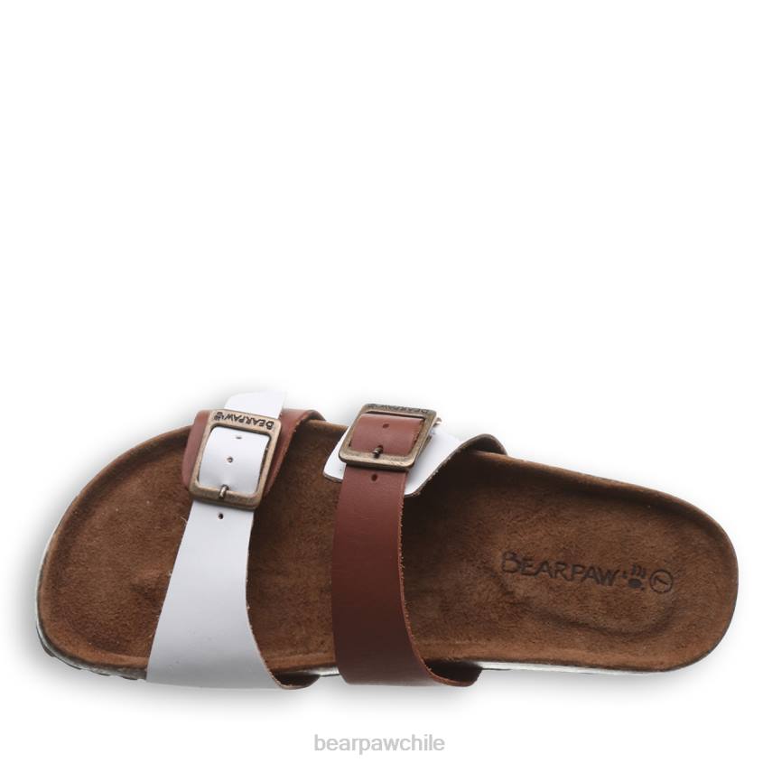 sandalias BEARPAW julieta ii sillín/blanco mujer PD28371