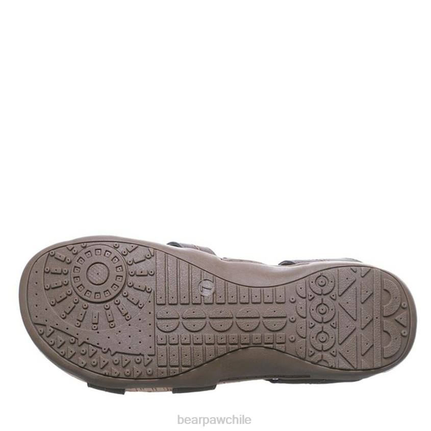 sandalias BEARPAW kai marron oscuro mujer PD28415