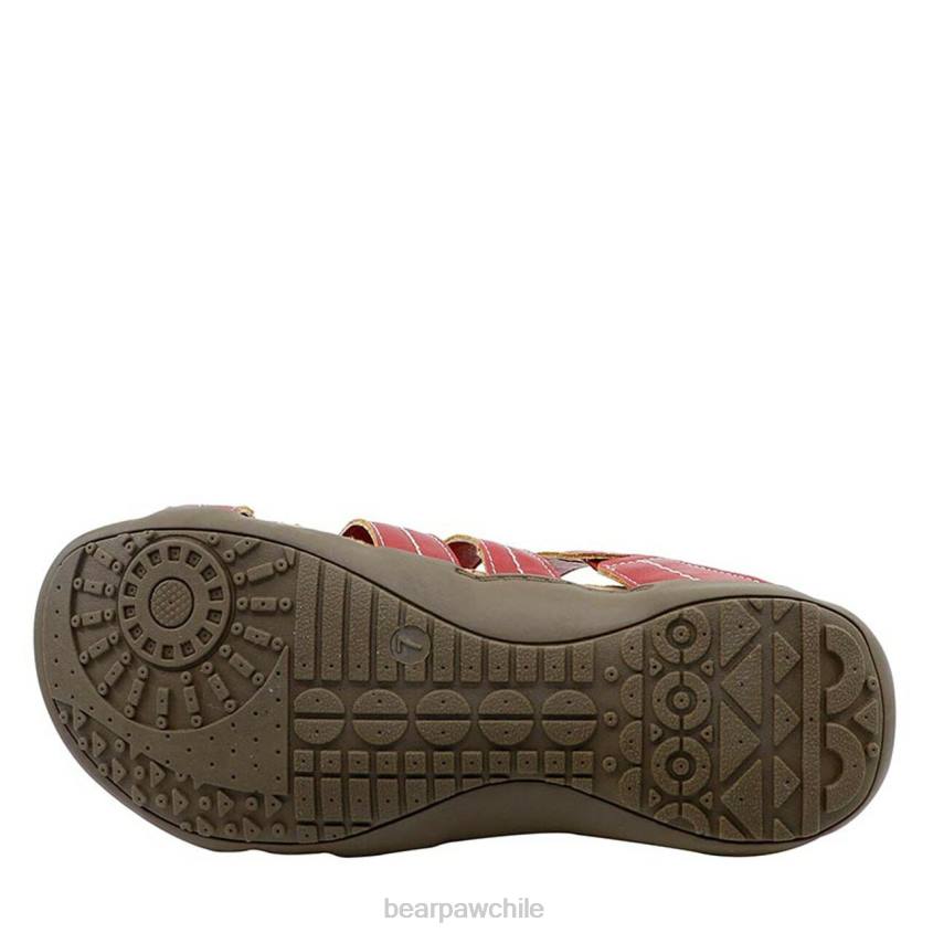 sandalias BEARPAW kai rojo mujer PD28414