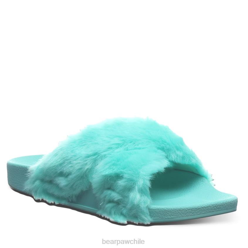 sandalias BEARPAW lauryn verde mujer PD28460