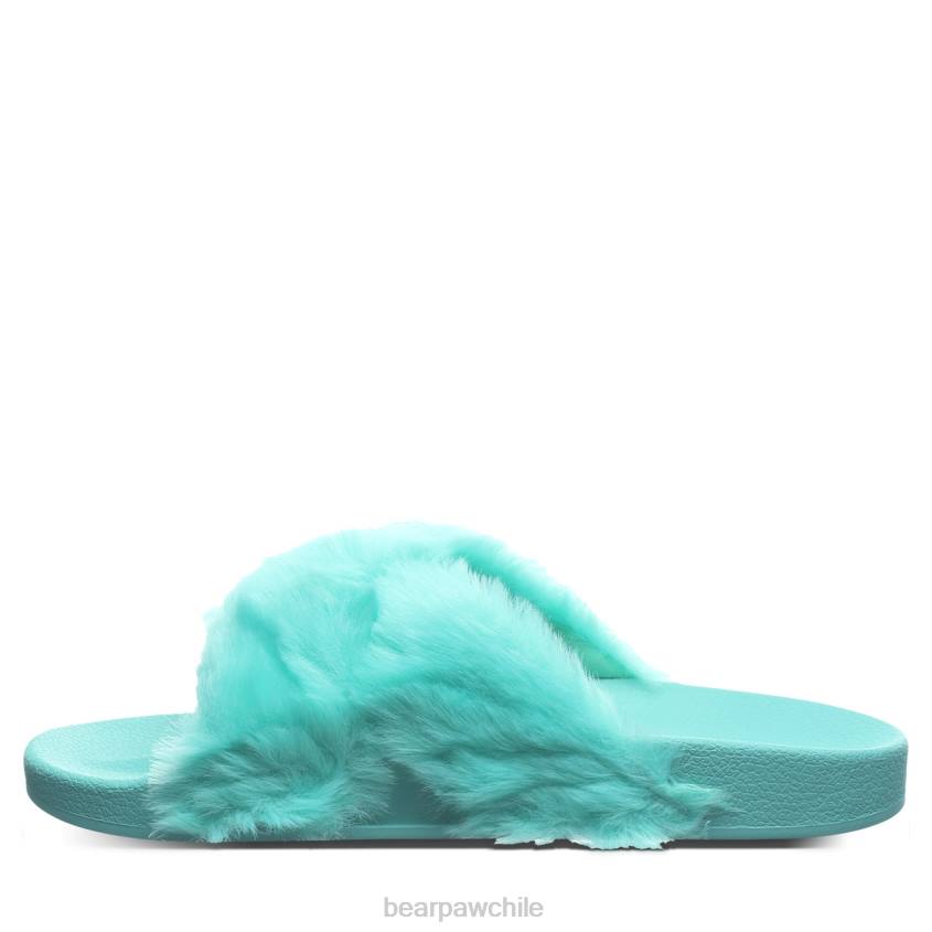 sandalias BEARPAW lauryn verde mujer PD28460