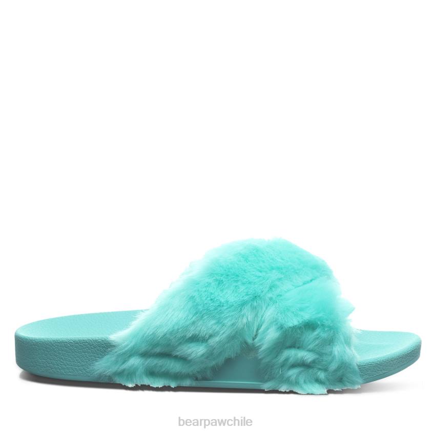 sandalias BEARPAW lauryn verde mujer PD28460