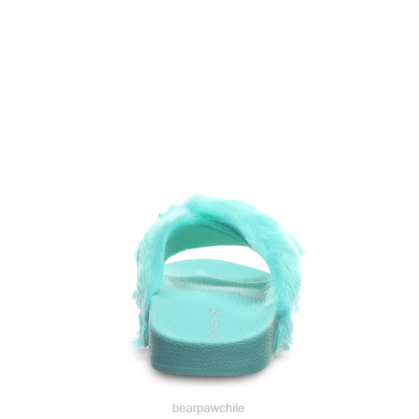 sandalias BEARPAW lauryn verde mujer PD28460