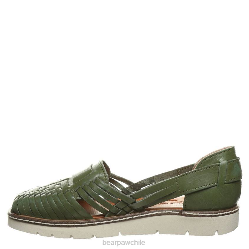 sandalias BEARPAW lena verde militar mujer PD28492